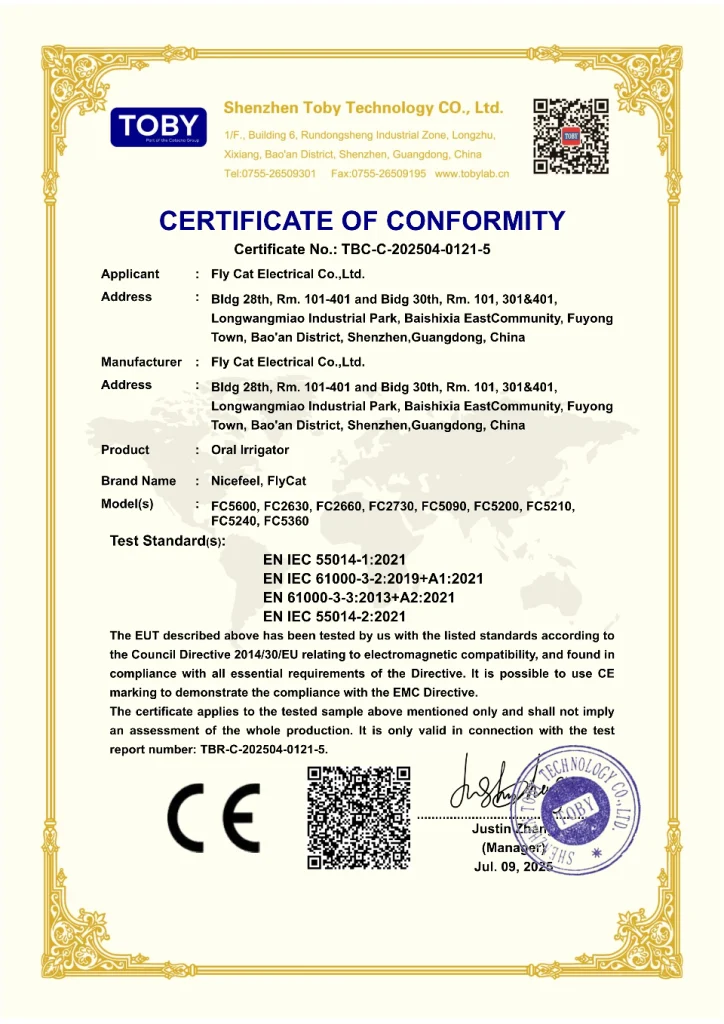 CE EMC-Certificate